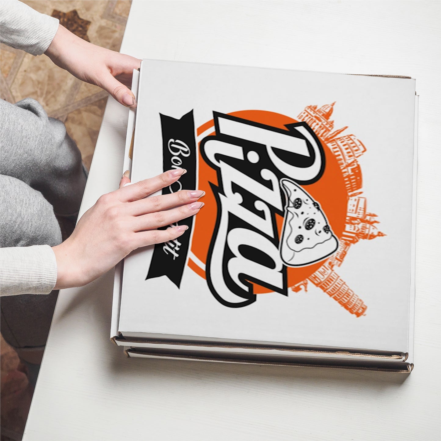 cardboard pizza boxes 