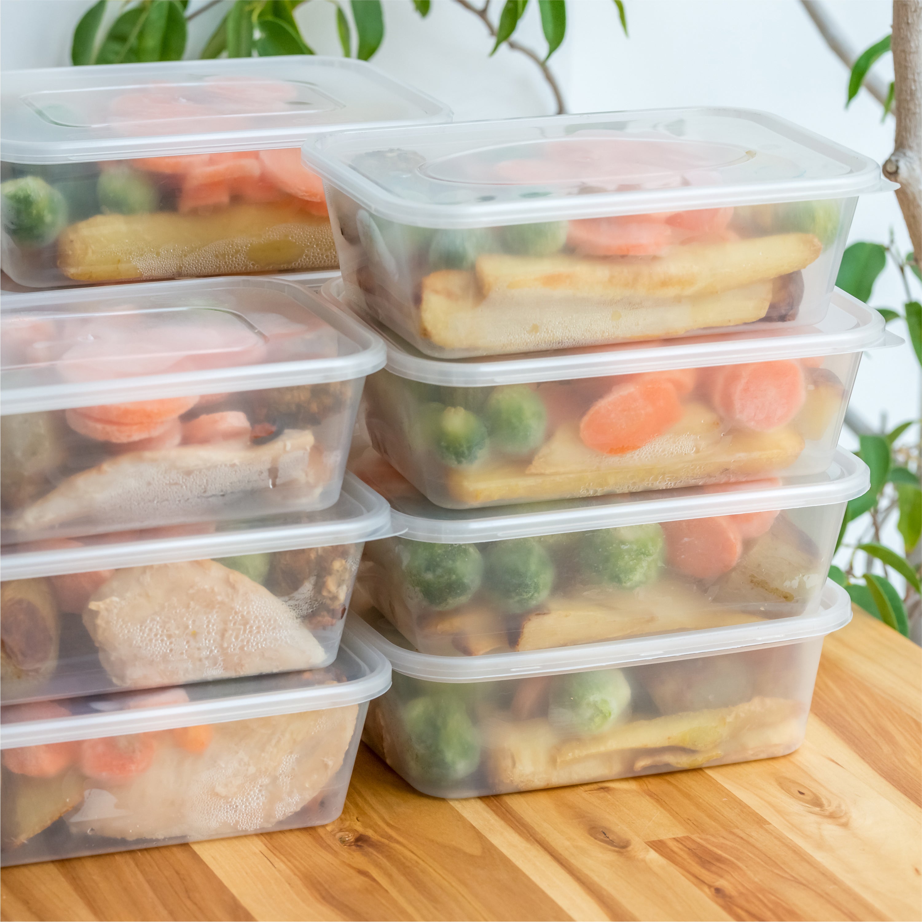 stackable food storage containers