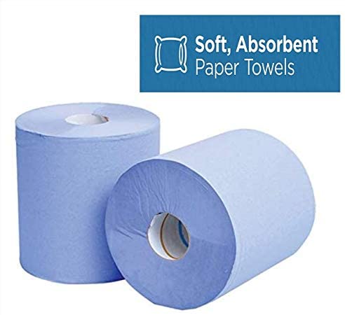 blue paper roll